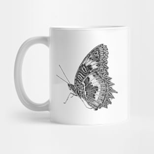 Red Lacewing Butterfly Mug